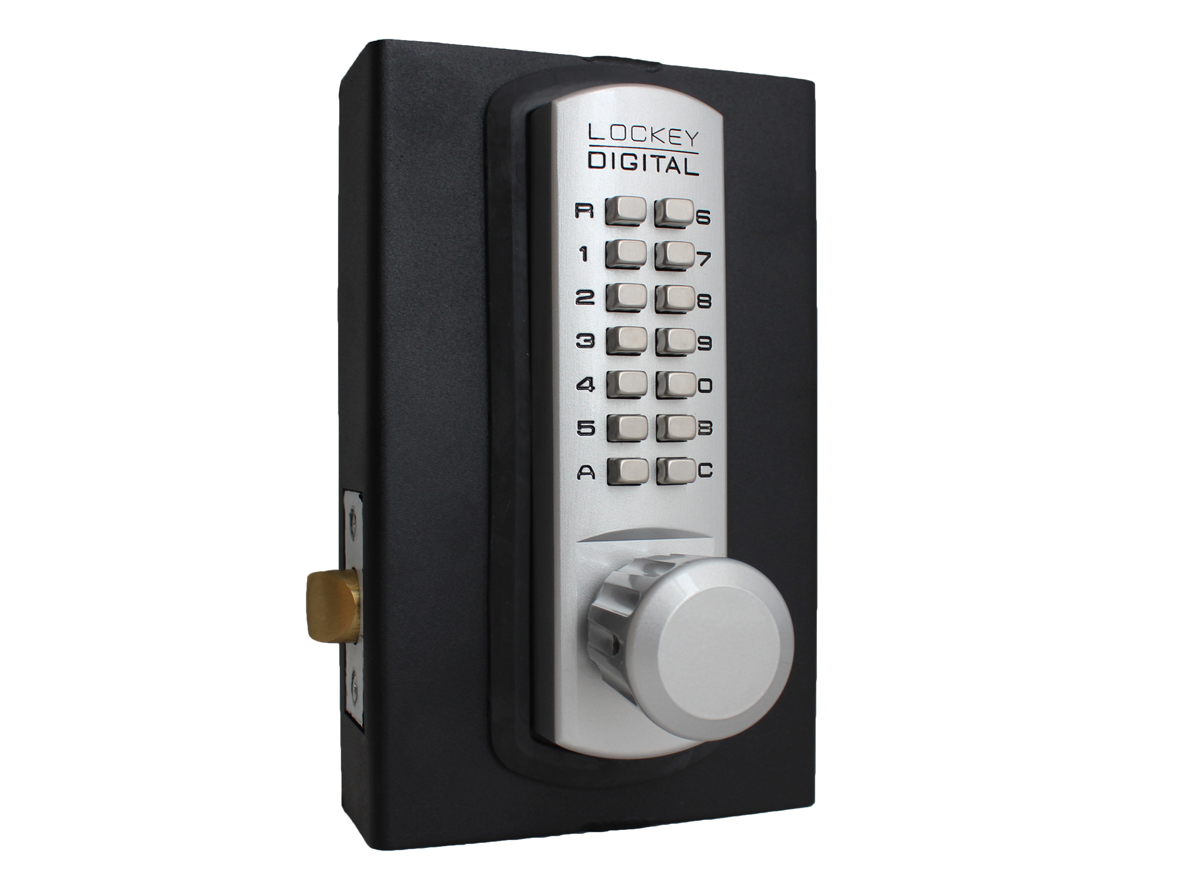 Lockey 3830DC Passage Knob Latchbolt Double-Keypad Lock